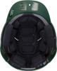 XR1 BASEBALL BATTING HELMET, MATTE DARK GREEN COLOR FOR JUNIOR