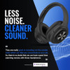 QIIZCP SE7 MAX Active Noise Cancelling Headphone Bluetooth Wireless - Cool Black