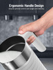 Paris Rhône 4-in-1 Milk Frother w/Stand, Steamer Hot& Cold Foam PE-MF013 - White
