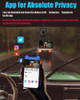 UPGROW PB36 4K Dual Dash Cam Front and Rear, WiFi and GPS, 3" Screen - Black