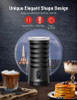 Paris Rhône 4-in-1 Milk Frother Steamer Non-Slip Stylish Design PE-MF010 - Black