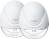 Heoijan Breast Pump Hands Free Wearable Pumps for Breastfeeding 2 Pack - White