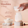 Heoijan Breast Pump Hands Free Wearable Pumps for Breastfeeding 2 Pack - White