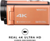 Vivitar 4K Camcorder Ultra HD Lens 4K Camera Video Recording DVR48K - Rose Gold
