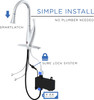 Bio Bidet by Bemis FLOW X Motion Activated Kitchen Faucet - Brushed Nickel