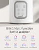 GROWNS Bottle Warmer 8-in-1 Fast Baby Milk Warmer Timer for Breastmilk - Gray
