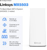 Linksys Atlas Pro 6 WiFi Router, Dual-Band Mesh WiFi 6 System 3 Pack - White