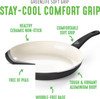 GreenLife Soft Grip Healthy Ceramic Nonstick 16 Piece Kitchen Pots - Black/Cream
