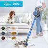 EIOEIR Cordless Stick Vacuum Cleaner 4 in 1 Lightweight 200W HC-20G - BLUE