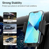 FBB 3-in-1 Phone Mount Military-Grade Suction Sturdy & Secure - Gray