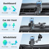 FBB 3-in-1 Phone Mount Military-Grade Suction Sturdy & Secure - Gray