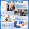 CrazySun EMS Foot Massager for Neuropathy - 6 Modes & 19 Levels - Black