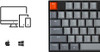 Keychron K8 Tenkeyless Wireless Mechanical RGB Backlight Red Switch - Black
