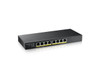 ZyXEL 8-Port Gigabit Smart Nebula Cloud Managed PoE Switch, 8 PoE+ Ports at 60W,