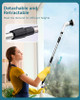Highyes A10 Electric Spin Scrubber Cleaning Power Shower Scrubber - Black/White