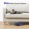 XIEBRO LIFE Robot Vacuum and Mop Combo 2 in 1 Mopping - BLUE STRIPED