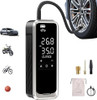 CUTEQI Tire Inflator Portable 4X Faster Air Pump 160PSI A16-2S - Black/Silver
