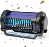 Lemyzo BK-29 Solar Bug Zapper Outdoor, Mosquito Light Sensor, 4000mAH - BLACK