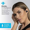JLab Go Air True Wireless Bluetooth Earbuds + Charging Case EBGOAIRRBLK82 -Black