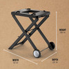 Ninja XSKSTAND Woodfire Collapsible Grill Stand Ninja Woodfire Grills - Black