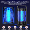 Evolpol Bug Zapper Outdoor Indoor with Large Capacity 5000mAh Battery - BLACK