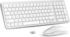 Cimetech Wireless Keyboard Mouse Combo Compact Less Noise KF002+M013 - Silver