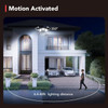 OREiN Motion Sensor Flood Lights, 450° Dimmable, OL3600140 - White (Hardwired)
