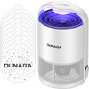 DUNAGA Zap T360 Pro Automatic Fruit Fly Trap Indoor - White