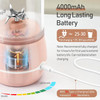 Cysadz Portable Blender with 6 Blades, 17Oz BD-NC801 - Pink