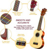 Everjoys Soprano Ukulele Beginner Pack-21" All In One Kit - Rainbow String