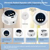 Fulasun Ultrasonic Pest Repeller, Plug in, 3 Modes 9 Strobe Light - WHITE