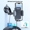 FBB 3in1 Long Arm Suction Cup Phone Mount Holder - Black