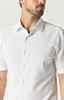 MAVI Short Sleeve Cotton Blend Button-up Shirt Size L - White