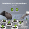 LYKOCLEAN Hydroponics Growing System LYKO 12 Pods Garden 36W 80 LED - Gray