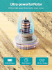 REFLEXNOW Electric Spin Scrubber Shower Cordless Brush Full-Body LCD - WHITE