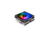 Horizontal CPU cooler with 4 heat-pipes and 92mm PWM ARGB fan