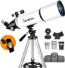 DIANFAN Telescope 80mm Aperture 600mm Telescopes Adults Astronomy 80600 - WHITE