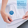 MOVSOU Mattress Protector Cover TWIN Cotton Terry - White