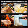 BILITASE Instant Read Meat Thermometer for Grill and BBQ - Black