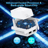 ZODTHOD WiFi Extender Signal Booster Home Powerful 6 Antennas Booster - White