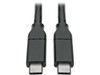 TRIPP LITE U040-C13-C-5A TRIPP LITE USB C TO USB C CABLE (M/M), USB 2.0, PD