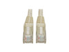 Tripp Lite 6Ft Cat6 Snagless Molded Patch Cable Utp White Rj45 M/M 6'