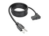 Tripp Lite P006-010-13RA 10 ft. Standard Computer Power Cord, 10A, 18AWG (NEMA