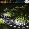 Ornesign Ultra Bright Solar Lights Outdoor Waterproof 8 Pack - Black