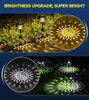 Ornesign Ultra Bright Solar Lights Outdoor Waterproof 8 Pack - Black
