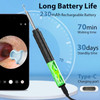 FINSOFT S9 Ear Wax Removal Tool HD Camera, Removal Cleaning Kit, 6 LEDs - Black