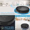 SereneLife Self Charging Robo Vacuum Cleaner 1200pa, PUCRCX70 - Black