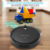 SereneLife Self Charging Robo Vacuum Cleaner 1200pa, PUCRCX70 - Black