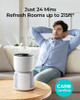 Homvana Air Purifier for Bedroom Home office H13 True HEPA 6-Stage H201 - White