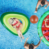 Obuby Inflatable Avocado Pool Float Floatie with Ball Fun Pool Floats - Green